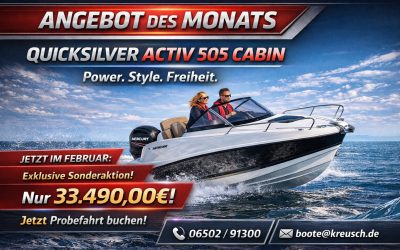 Quicksilver Activ 505 Cabin – Modell 2024 NEU